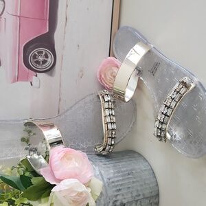 Jewel Badgley Mischka jelly sandals..like New!